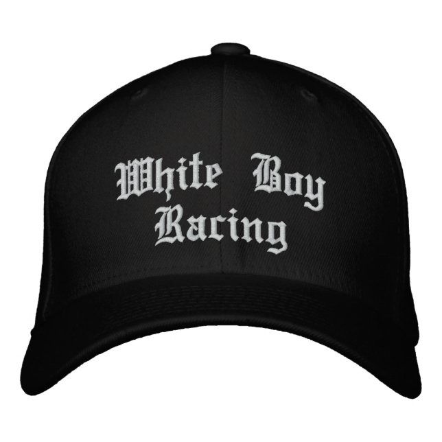 WhiteBoy Racing Embroidered Hat (Front)
