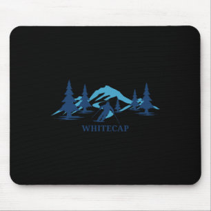 Whitecap Wisconsin Ski Resort Skiing Skier Mouse Mat