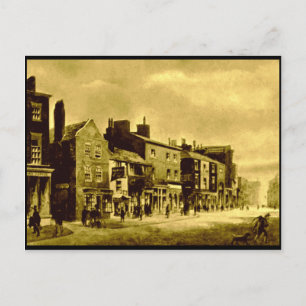 Whitechapel - North Side, Liverpool, C mid 1800s Postcard