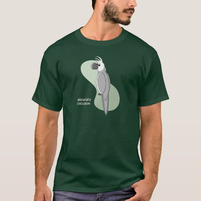 Whiteface Cockatiel TShirt (Front)