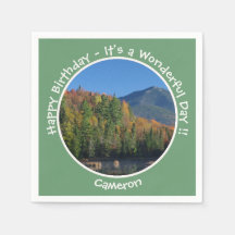 Whiteface Mountain, Adirondack Autumn Party Items