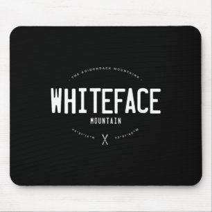 Whiteface Mountain New York Graphic Distressed Vin Mouse Mat