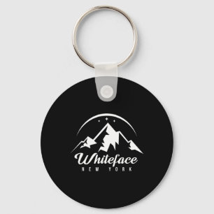 Whiteface Mountain New York Ski Resort Skiing Snow Key Ring