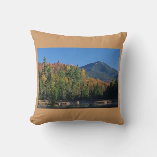 Whiteface Mountain over Little Cherrypatch Pond Cushion (Front)