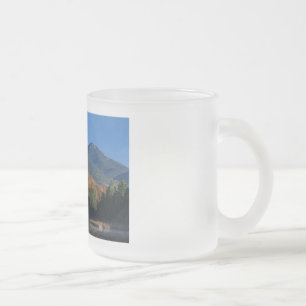 Whiteface Mountain over Little Cherrypatch Pond Frosted Glass Coffee Mug