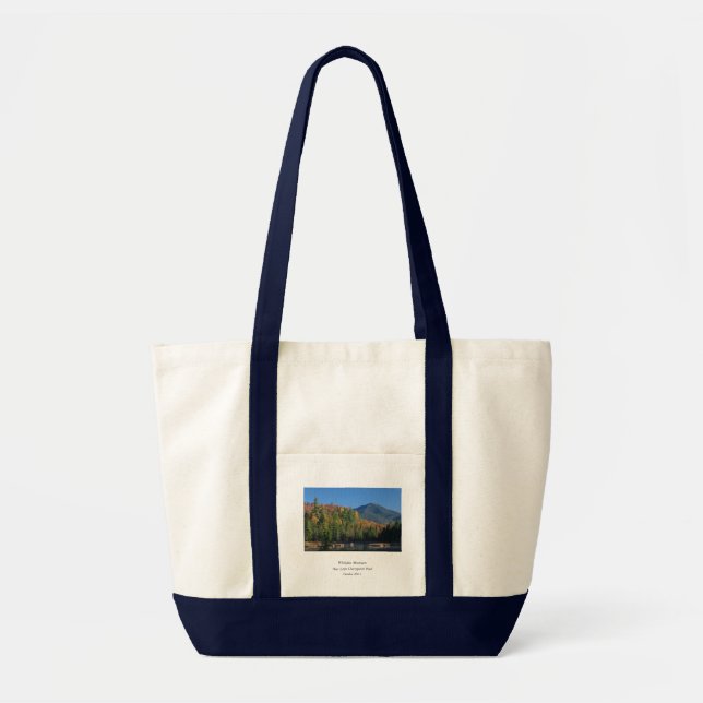 Whiteface Mountain over Little Cherrypatch Pond Tote Bag (Front)