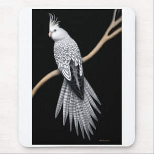 Whitefaced Pearl Cockatiel Mousepad
