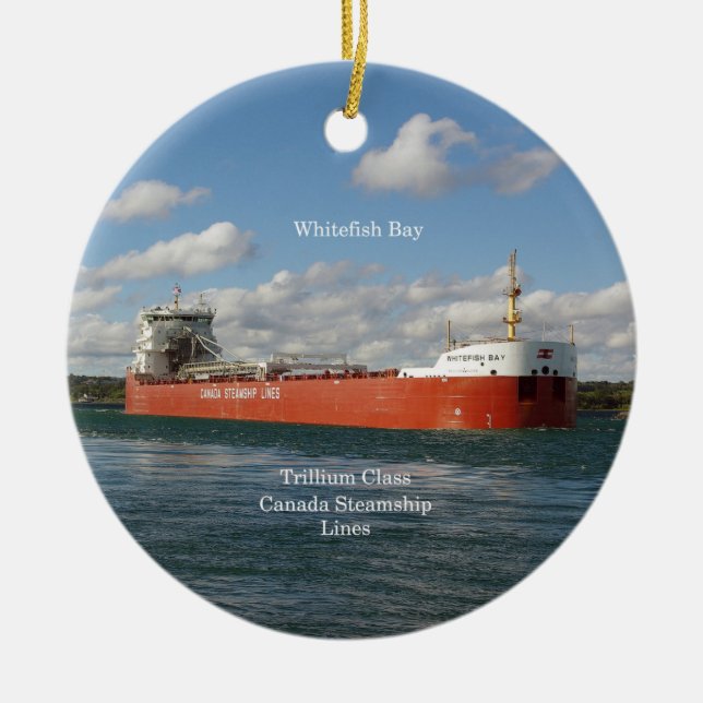 Whitefish Bay ornament (Front)