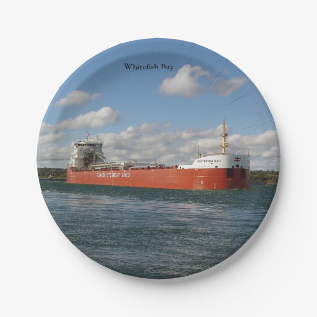 Whitefish Bay paper plate (Front)