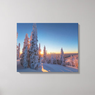 Whitefish, Montana Canvas Print