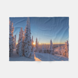 Whitefish, Montana Fleece Blanket