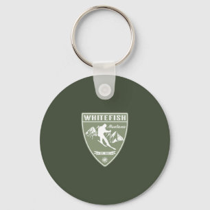 Whitefish Montana Key Ring