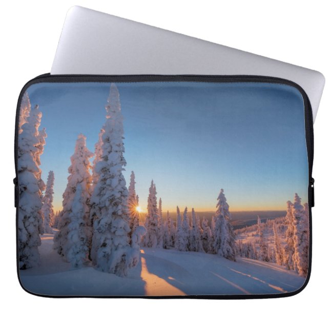 Whitefish, Montana Laptop Sleeve (Front)