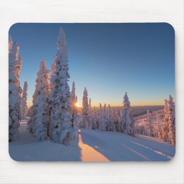 Whitefish, Montana Mouse Mat (Front)