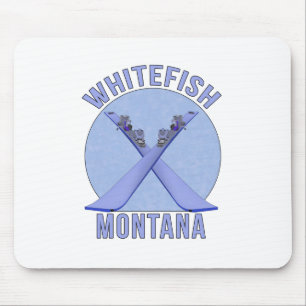 Whitefish, Montana Mouse Mat