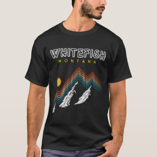 Whitefish Montana - Usa Ski Resort 1980S T-Shirt