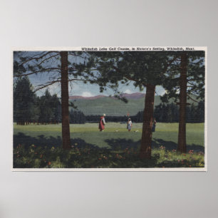 Whitefish, Montana - Whitefish Lake Golf Course Poster