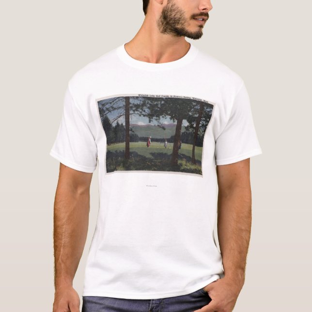 Whitefish, Montana - Whitefish Lake Golf Course T-Shirt (Front)