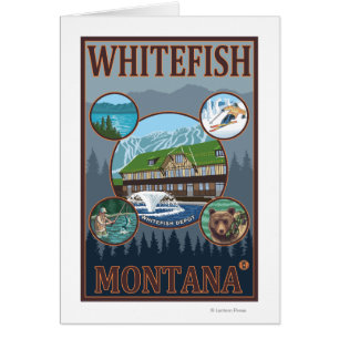 Whitefish, MontanaScenic Travel Poster