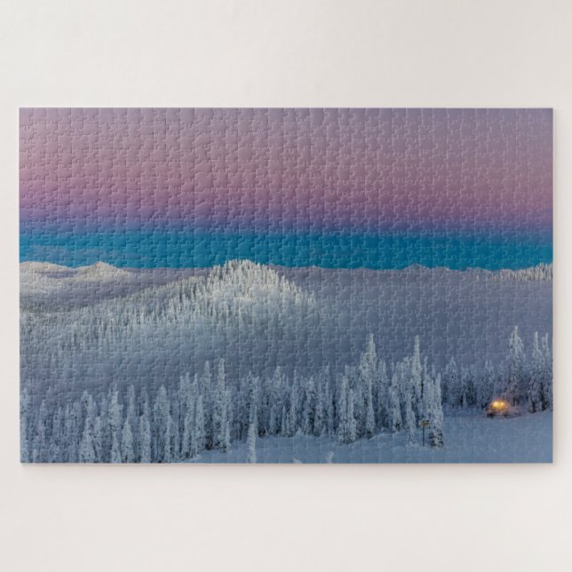 Whitefish Mountain Resort in Whitefish, Montana Jigsaw Puzzle (Horizontal)