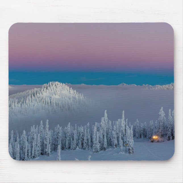 Whitefish Mountain Resort in Whitefish, Montana Mouse Mat (Front)