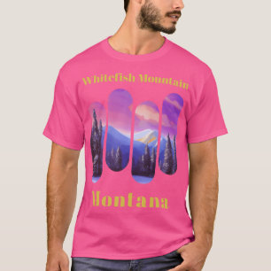Whitefish mountain ski Montana 3 T-Shirt