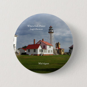 Whitefish Point Lighthouse button