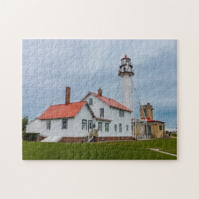 Whitefish Point Lighthouse Jigsaw Puzzle (Horizontal)