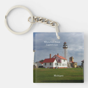 Whitefish Point Lighthouse key chain