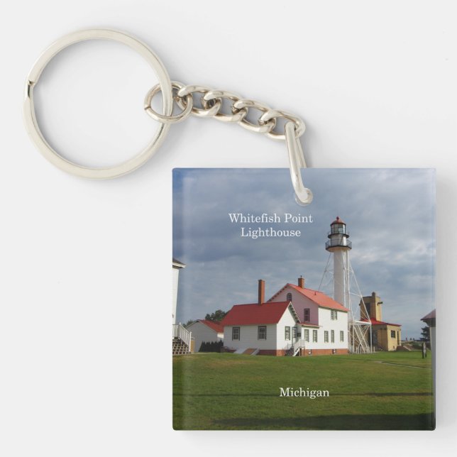 Whitefish Point Lighthouse key chain (Front)