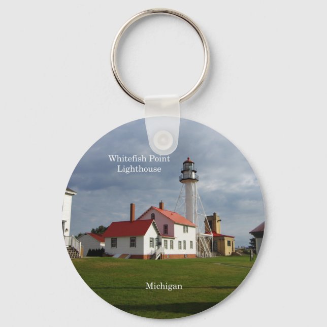 Whitefish Point Lighthouse key chain (Front)