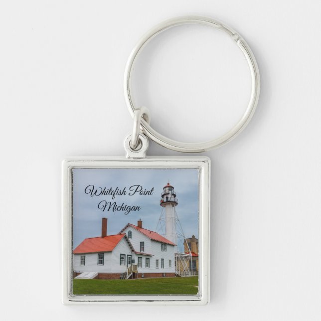 Whitefish Point Lighthouse Key Ring (Front)