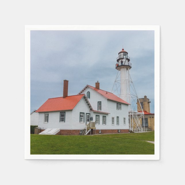 Whitefish Point Lighthouse Napkin (Front)
