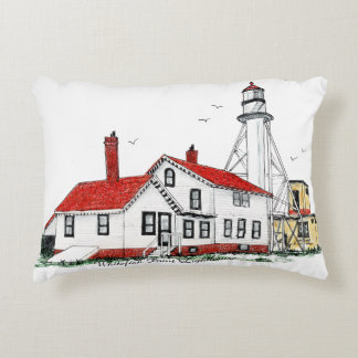 Whitefish Point Lighthouse Pillow