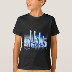 Whitefish Ski Accessories Retro Whitefish Skiing T-Shirt