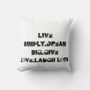 Whitefor all occasions. cushion
