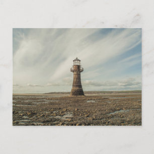 Whiteford Lighthouse, Gower Peninsula, South Wales Postcard