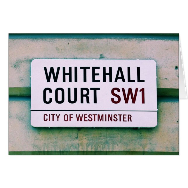 Whitehall Court - City of Westminster Sign (Front Horizontal)