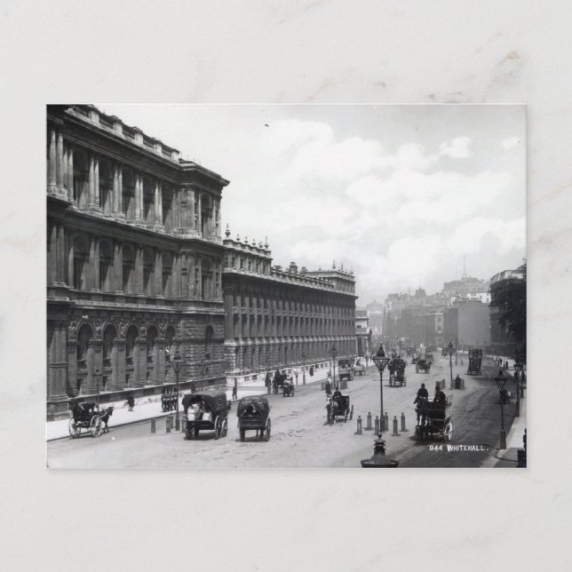 Whitehall, London Postcard (Front)