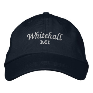 Whitehall Michigan Embroidered Baseball Hat