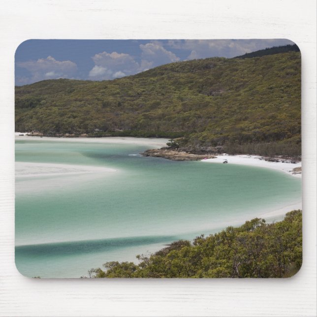 Whitehaven Beach, Hill Inlet, Tounge Point, Mouse Mat (Front)
