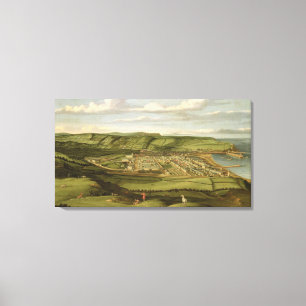 Whitehaven, Cumbria, Showing Flatt Hall, c.1730-35 Canvas Print