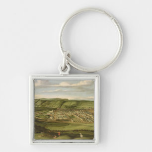 Whitehaven, Cumbria, Showing Flatt Hall, c.1730-35 Key Ring