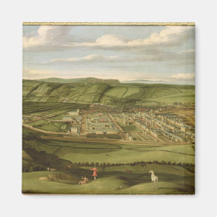 Whitehaven, Cumbria, Showing Flatt Hall, c.1730-35 Magnet