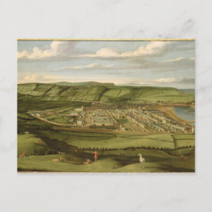 Whitehaven, Cumbria, Showing Flatt Hall, c.1730-35 Postcard