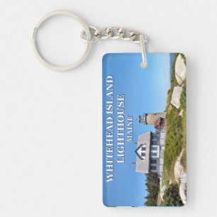 Whitehead Island Lighthouse, Maine Key Ring