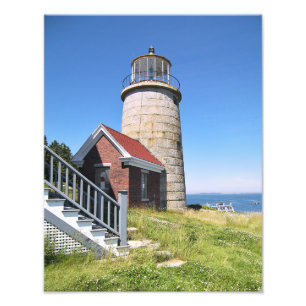 Whitehead Island Lighthouse, Maine Photo Print