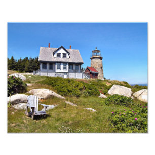 Whitehead Island Lighthouse, Maine Photo Print