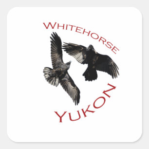 Whitehorse, Yukon Square Sticker
