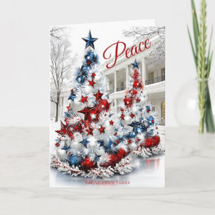 Whitehouse Festive USA Christmas Trees  Card